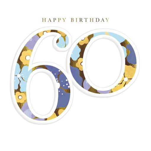 Picture of HAPPY 60TH BIRTHDAY CARD